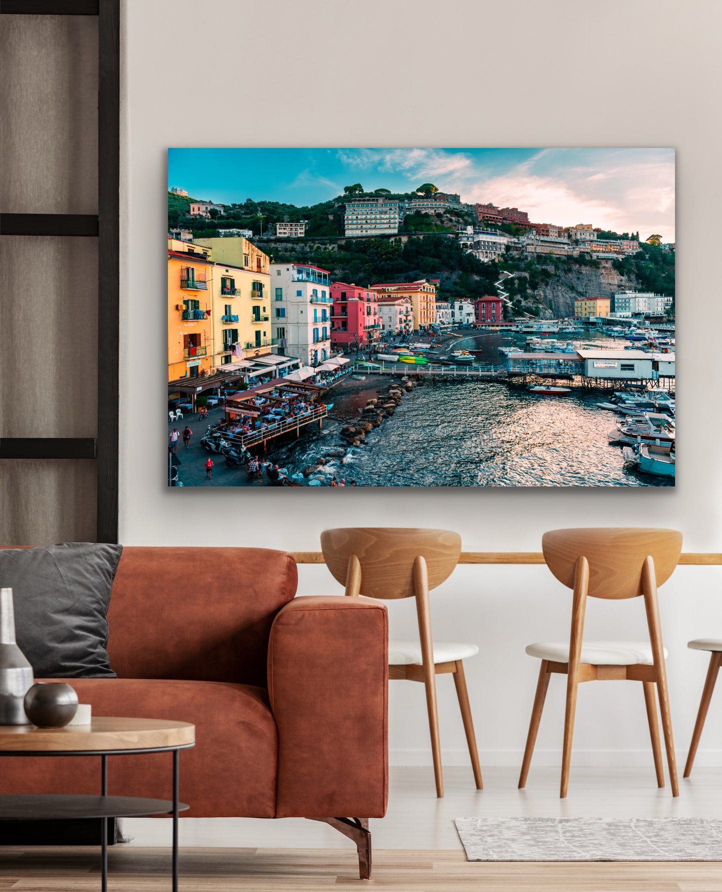 Sorrento Marina Grande sunset Italy