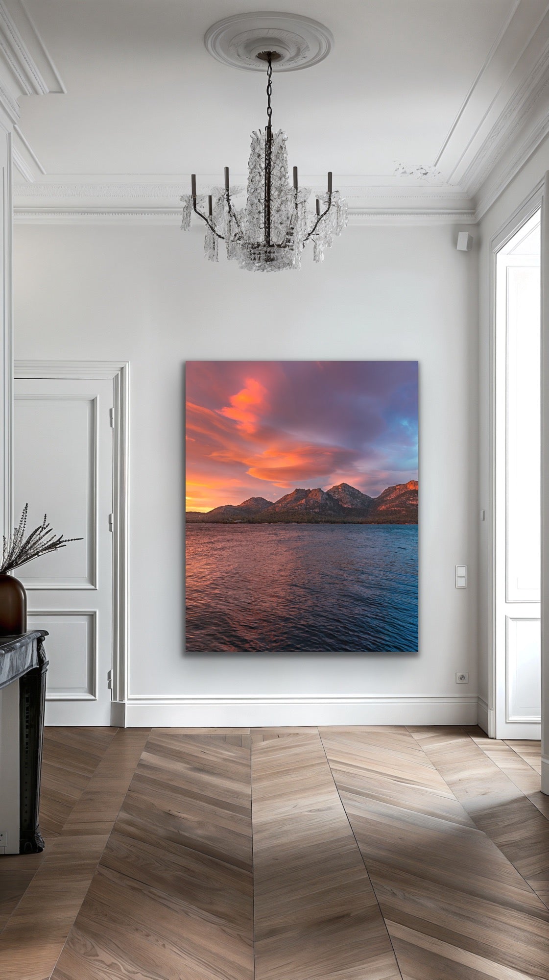 The Hazards Wine Glass bay Freycinet sunrise portrait Tasmania