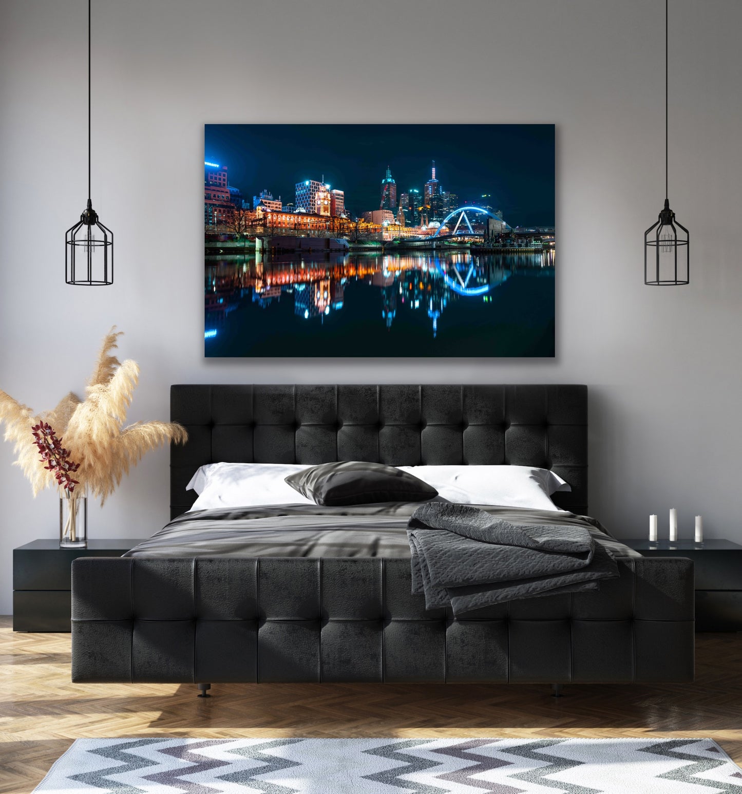 Melbourne city Yarra River