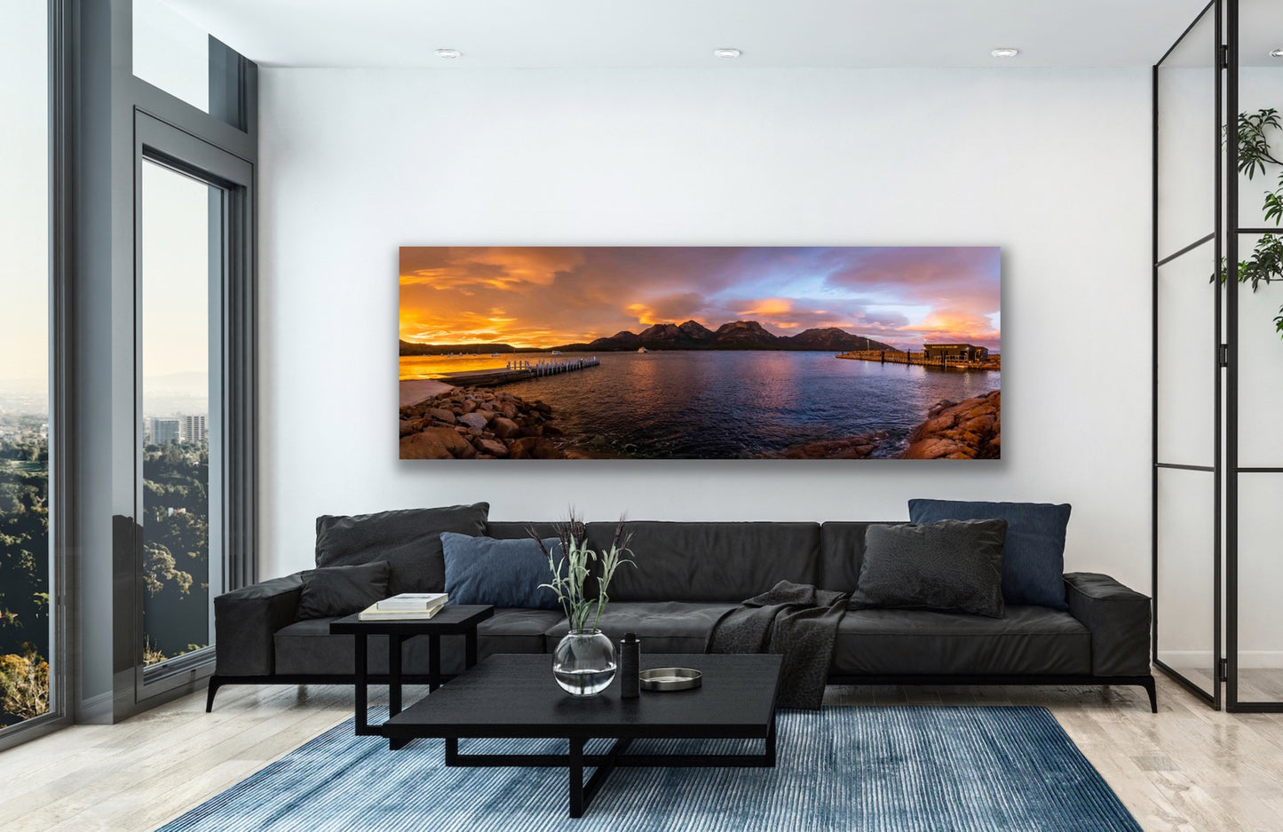 Coles bay Tasmania panorama