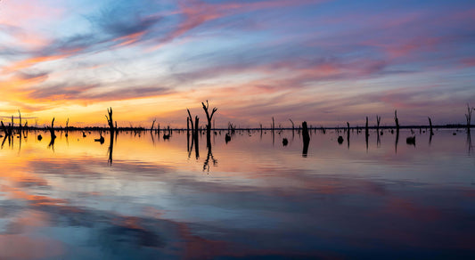 Lake Mulwala Yarrawonga sunset