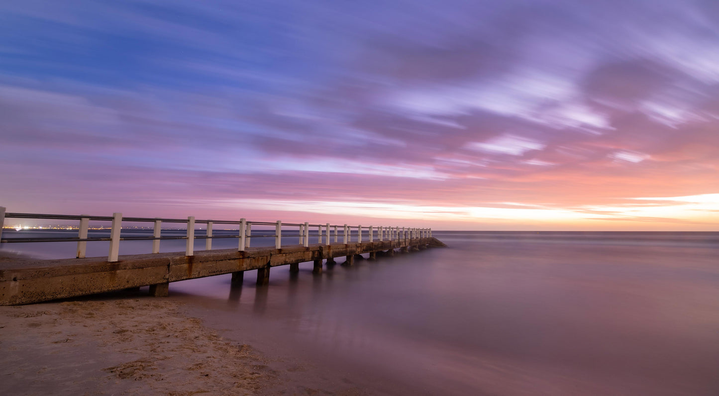 Chelsea beach pier sunset 2