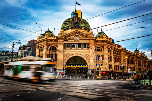 Flinders street station Melbourne day