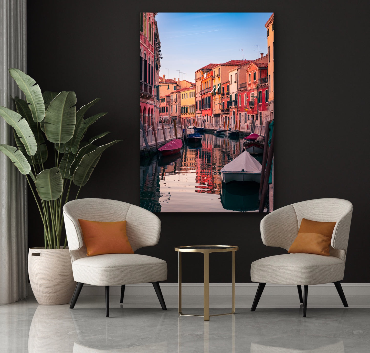Venice canal golden hour Italy