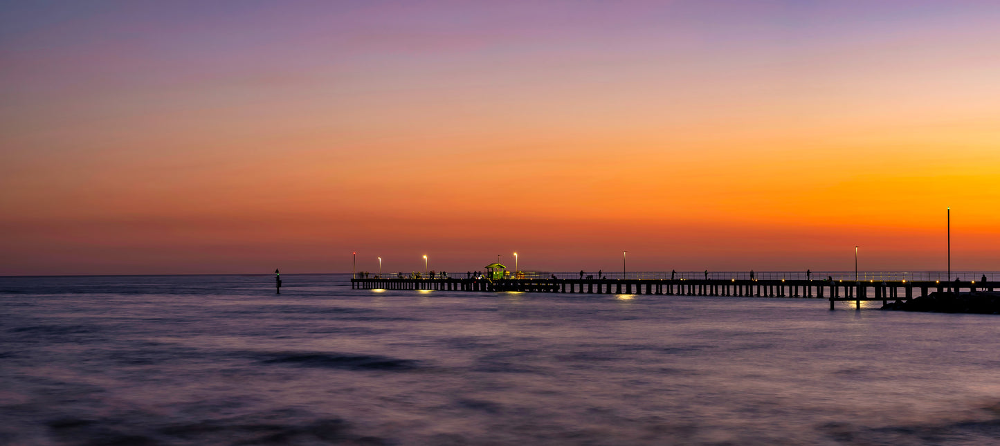 Mordialloc Pier sunset Melbourne