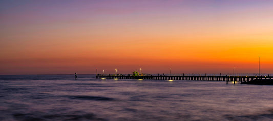Mordialloc Pier sunset Melbourne