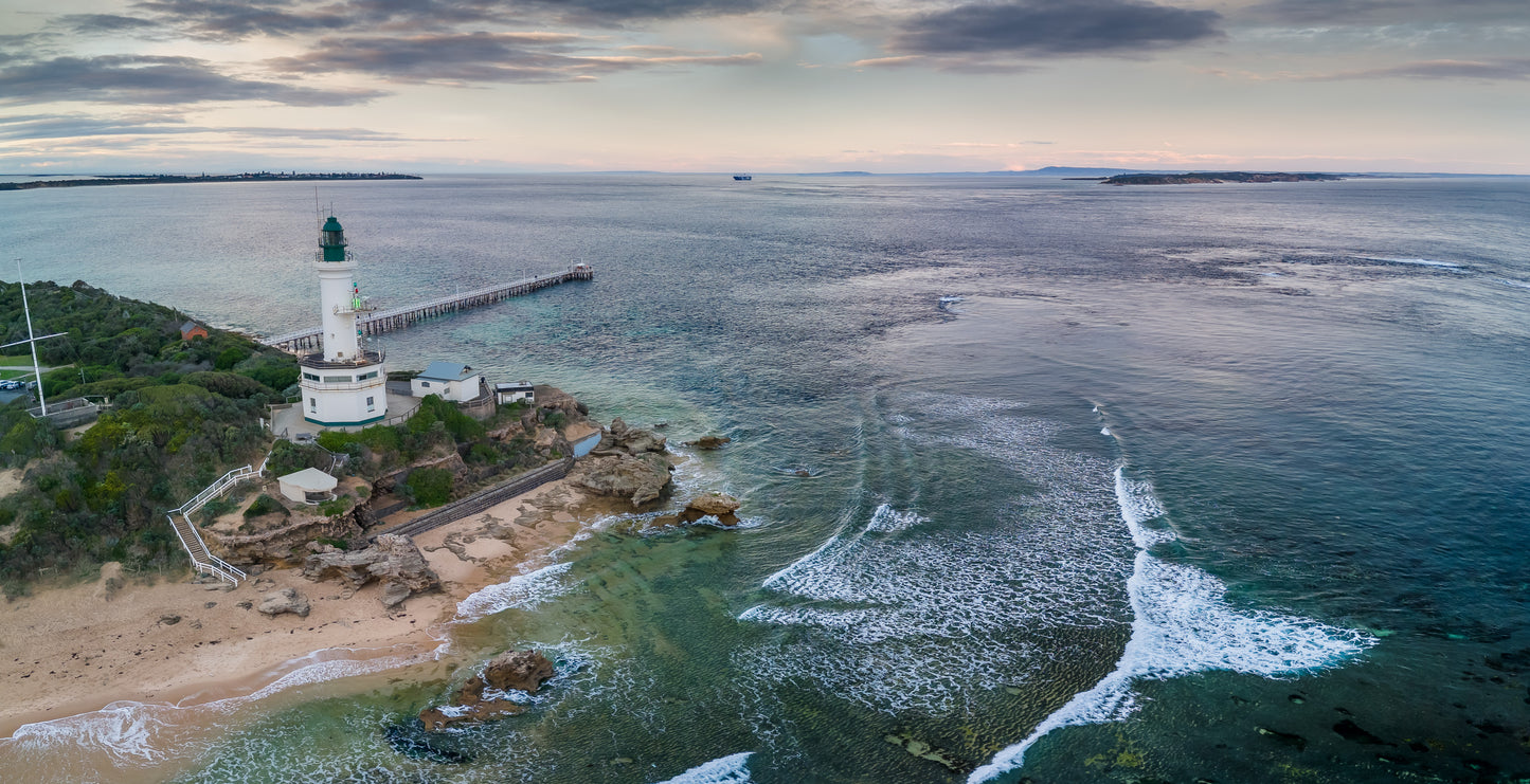 Point Lonsdale Beach Lighthouse landscape Victoria
