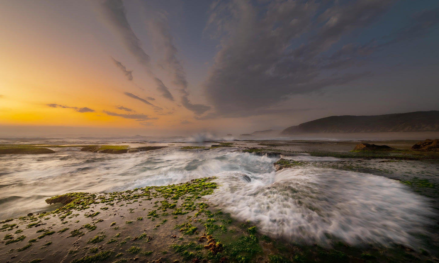 Portsea back beach sunset