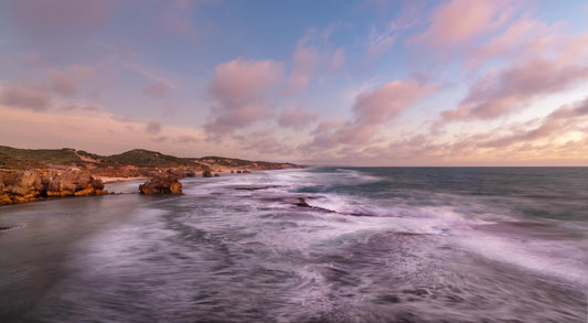 Spray point Blairegowrie back beach sunset