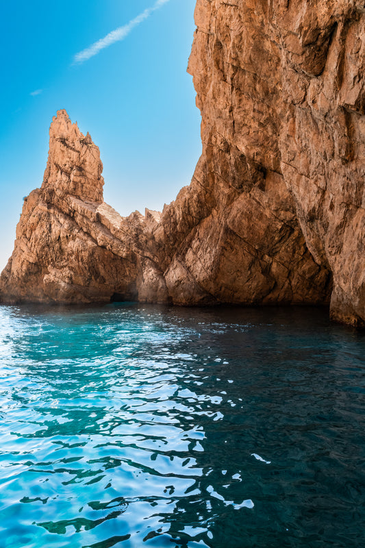 Amalfi coast rocks Italy