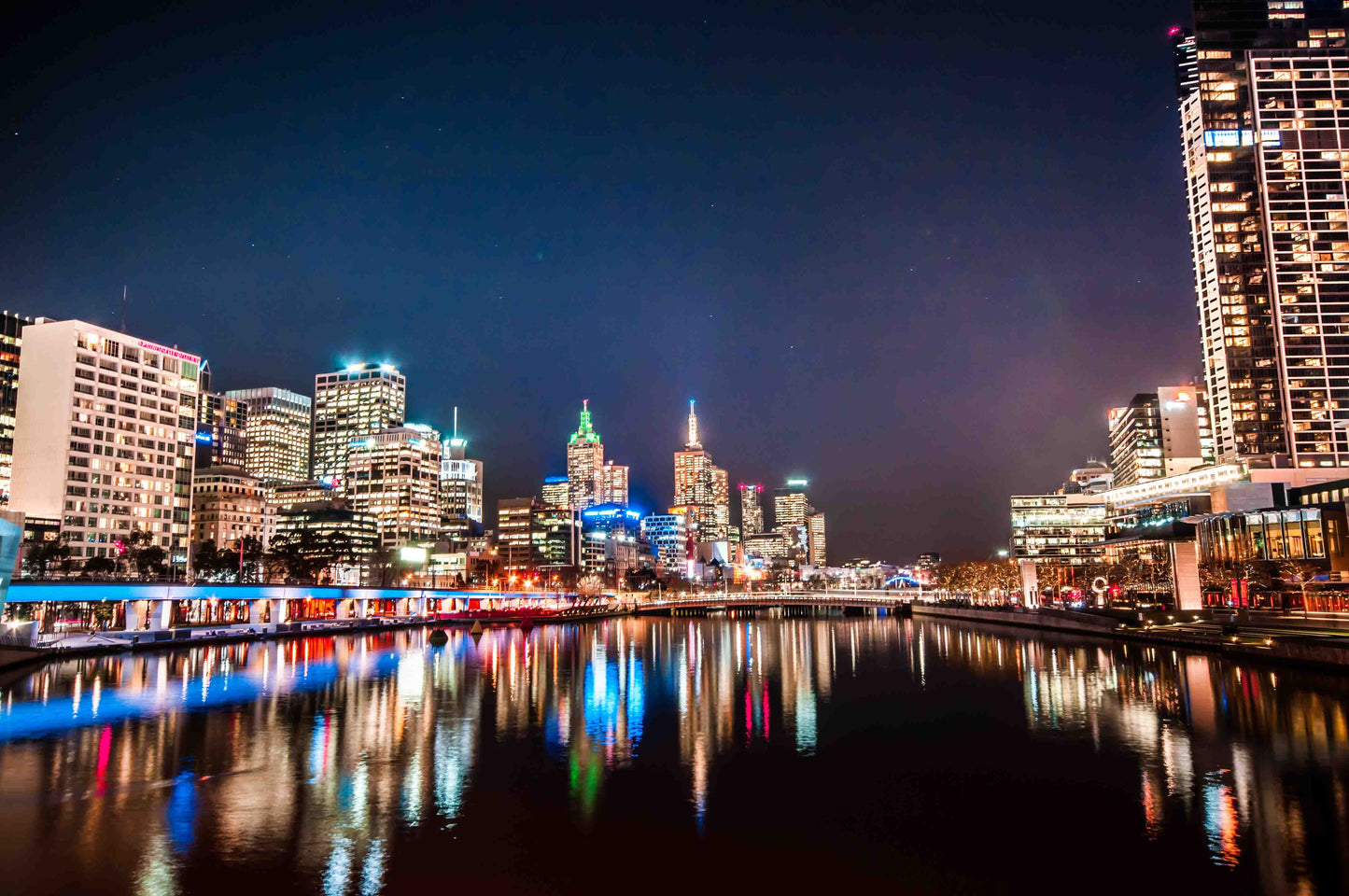 Melbourne city Yarra River