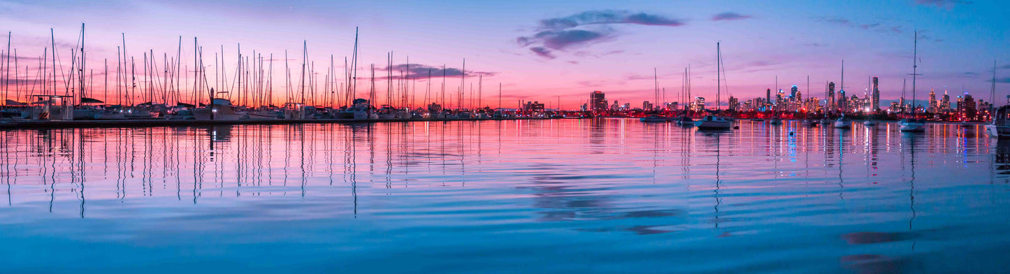 St KIlda marina panorama