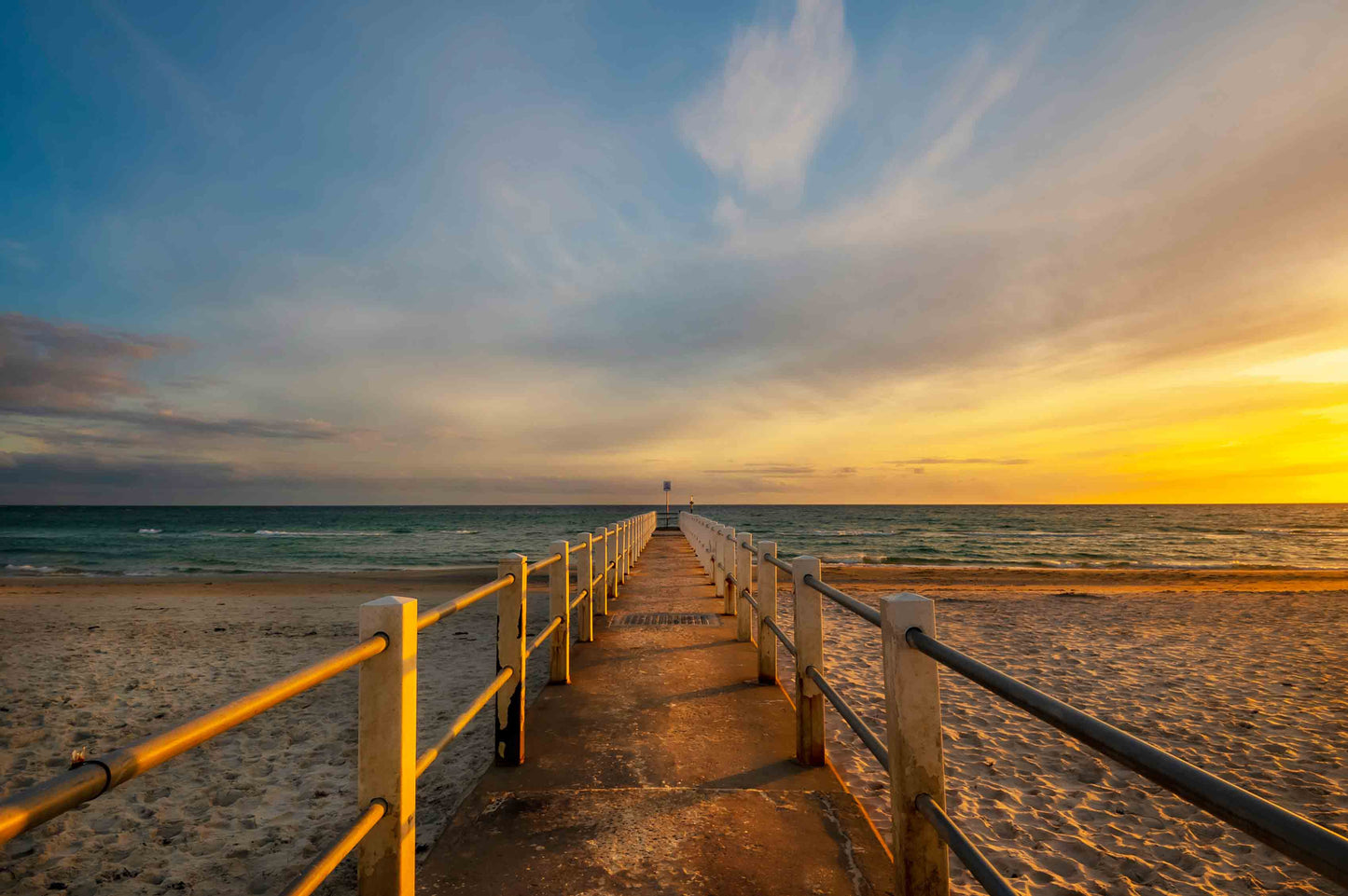 Chelsea Beach pier sunset