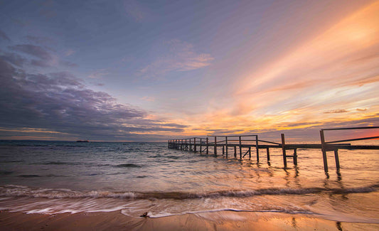 Portsea jetty sunset