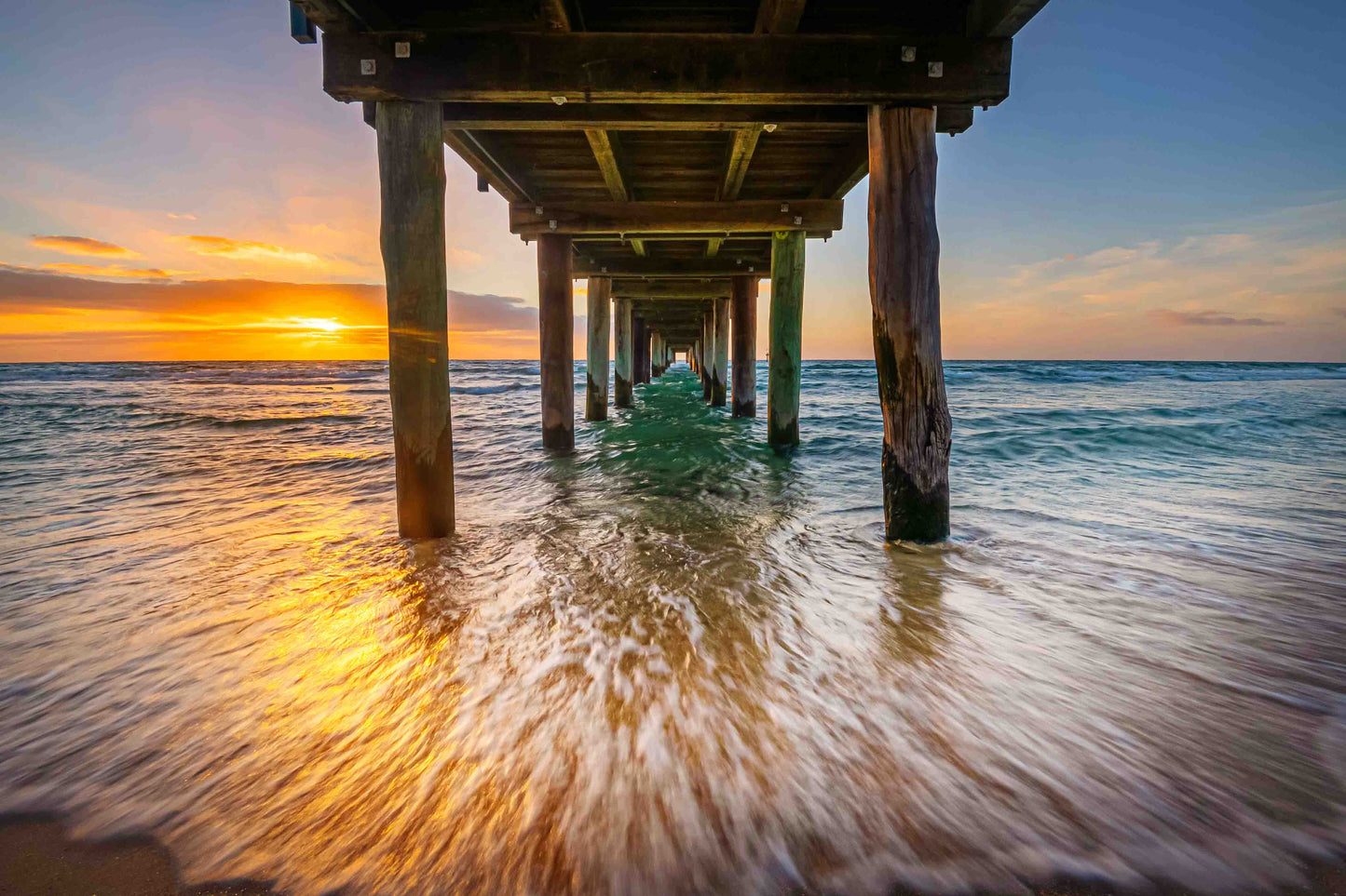 Seaford pier sunset