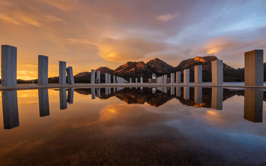 Tasmania Coles Bay sunrise