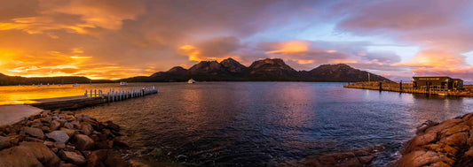 Coles bay Tasmania panorama