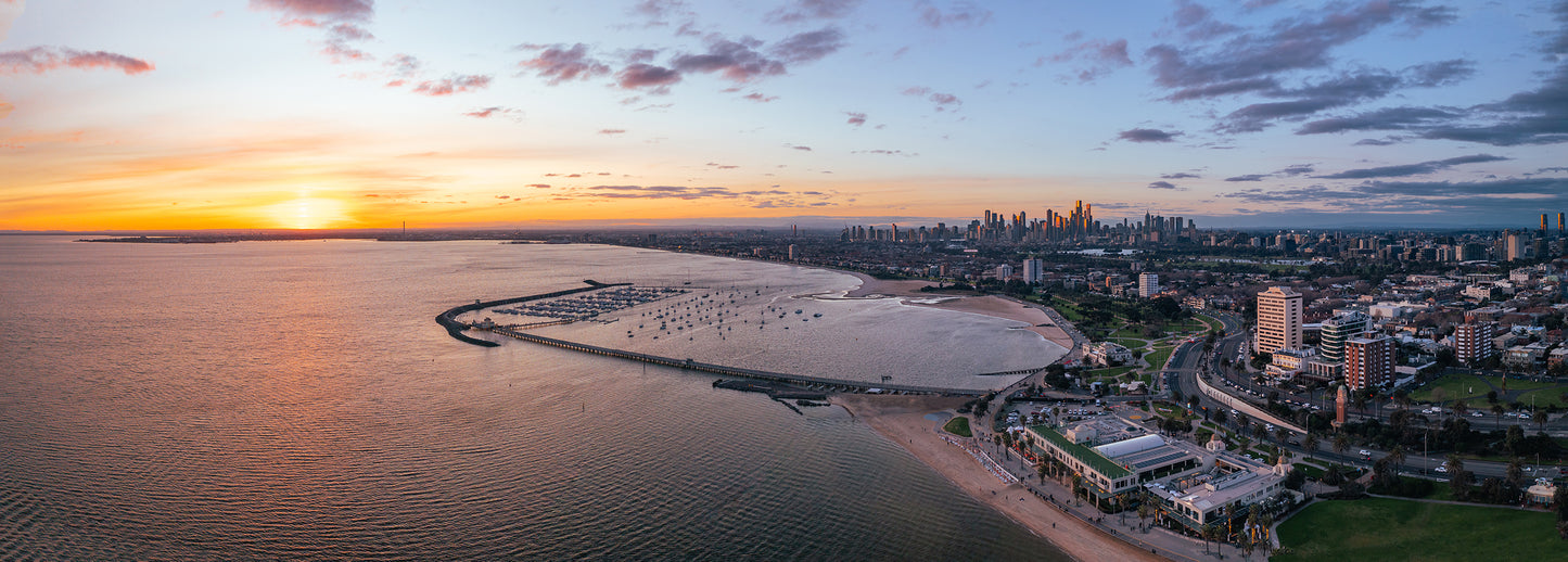 St Kilda Marina sunset